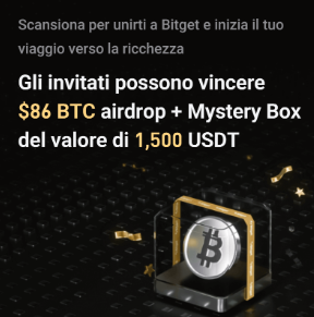 Bitget — join and win BTC airdrop + Mystery Box
